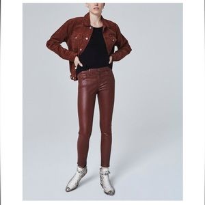AG vintage leatherette legging ankle
